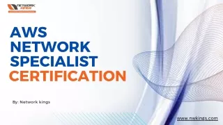 AWS Network Specialist Certification