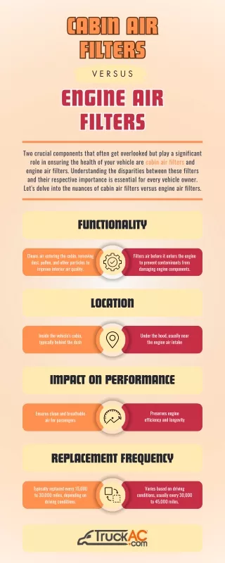 Cabin Air Filters vs Engine Air Filters