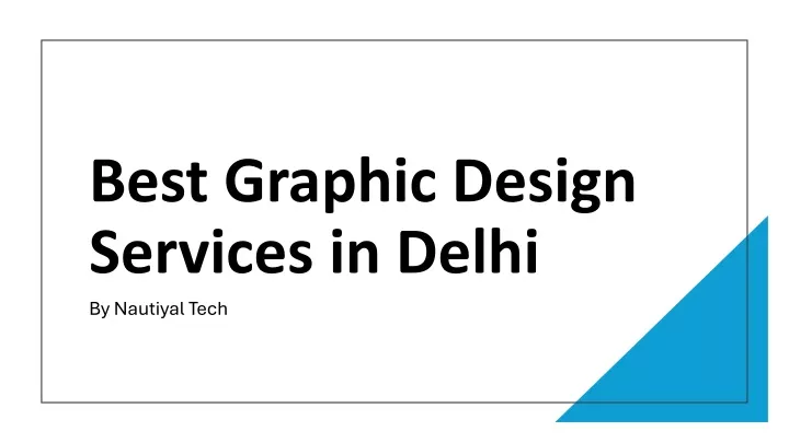 best graphic design services in delhi by nautiyal