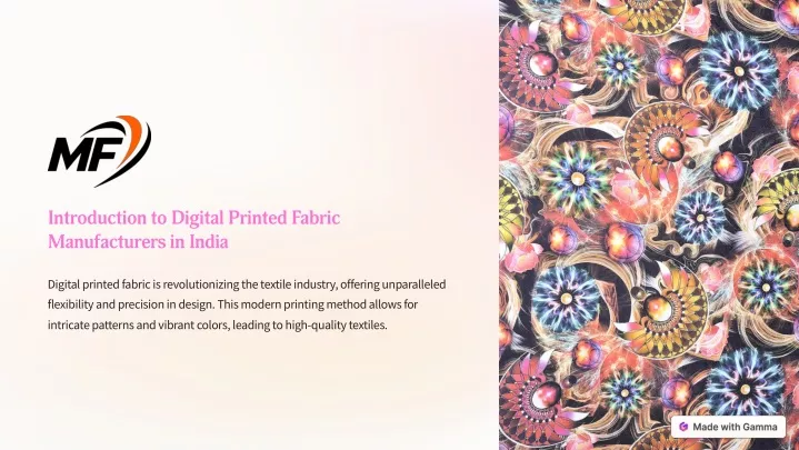 introduction to digital printed fabric