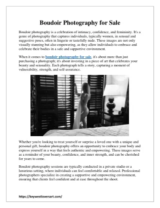 PPT - Boudoir Photography Techniques for Beautiful and Confident Images ...