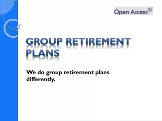 Group Retirement Plans