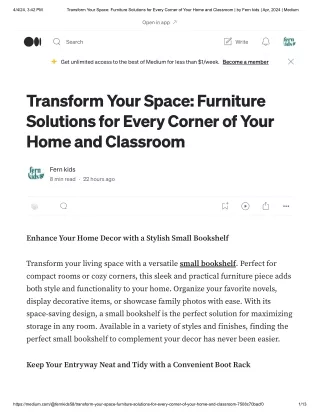 Transform Your Space_ Furniture Solutions for Every Corner of Your Home and Classroom