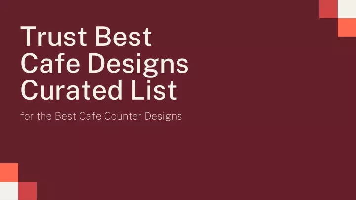 trust best cafe designs curated list for the best
