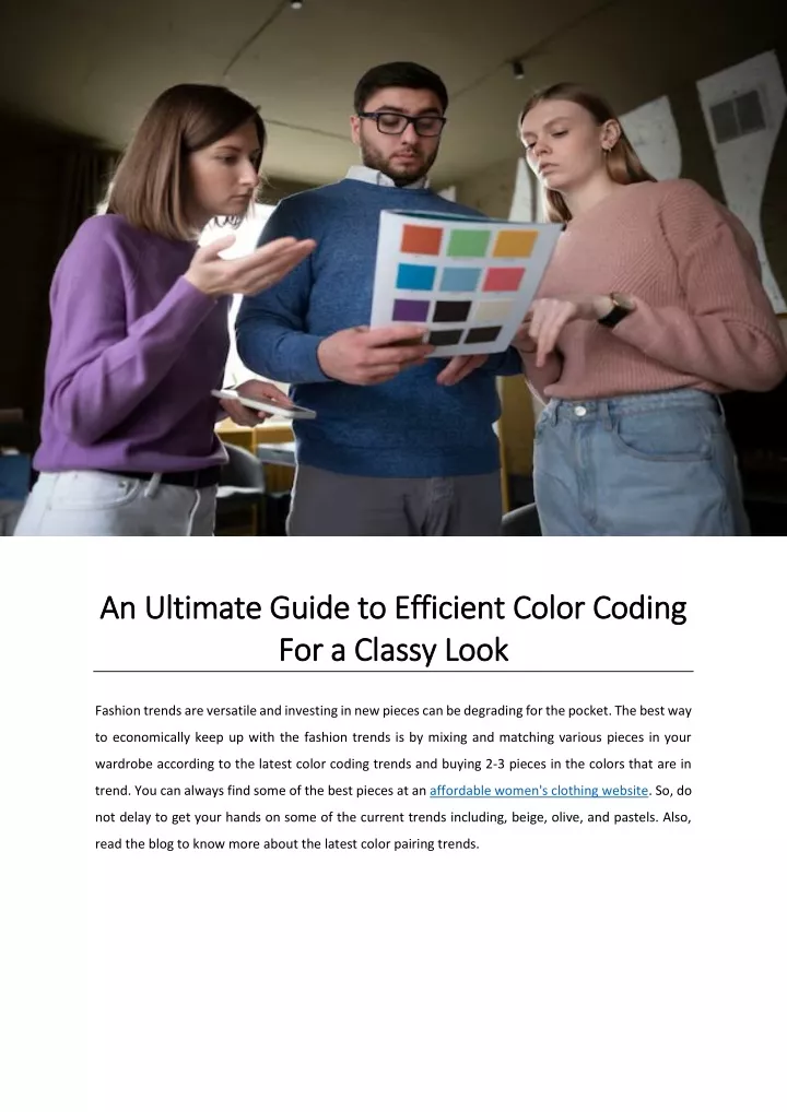 an ultimate guide to efficient color coding