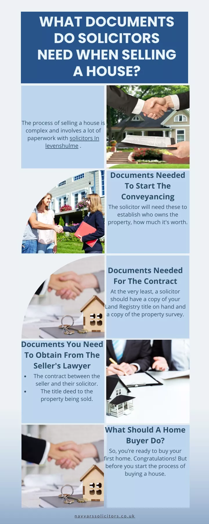 what documents do solicitors need when selling