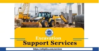 Comprehensive Excavation Support Services by Marine Bulkheading Inc.