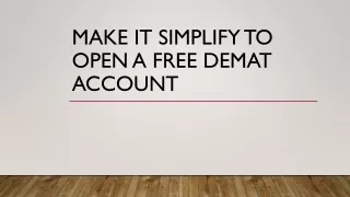 open a free demat account