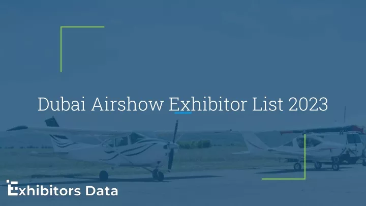 dubai airshow exhibitor list 2023