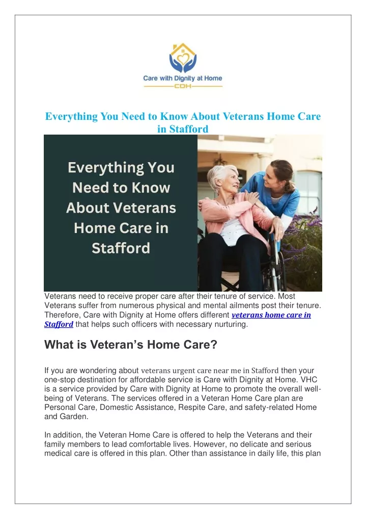 everything you need to know about veterans home