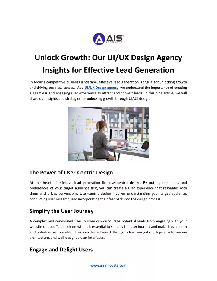unlock growth our ui ux design agency insights