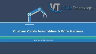 Impactful Wire Harness Manufacturers in the USA | ViolinTec