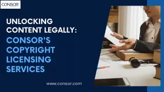 Consor's Copyright Licensing Services