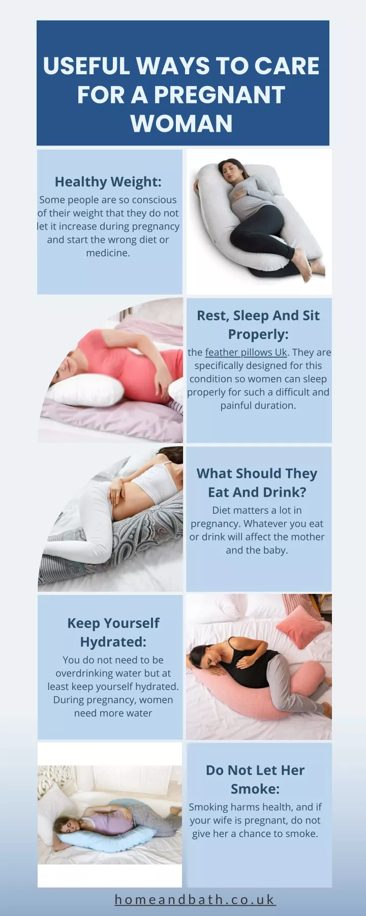 useful ways to care for a pregnant woman