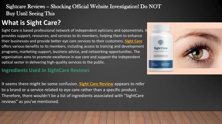 sightcare sightcare reviews buy until seeing this