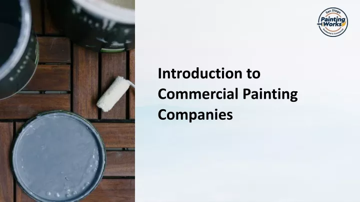 introduction to commercial painting companies