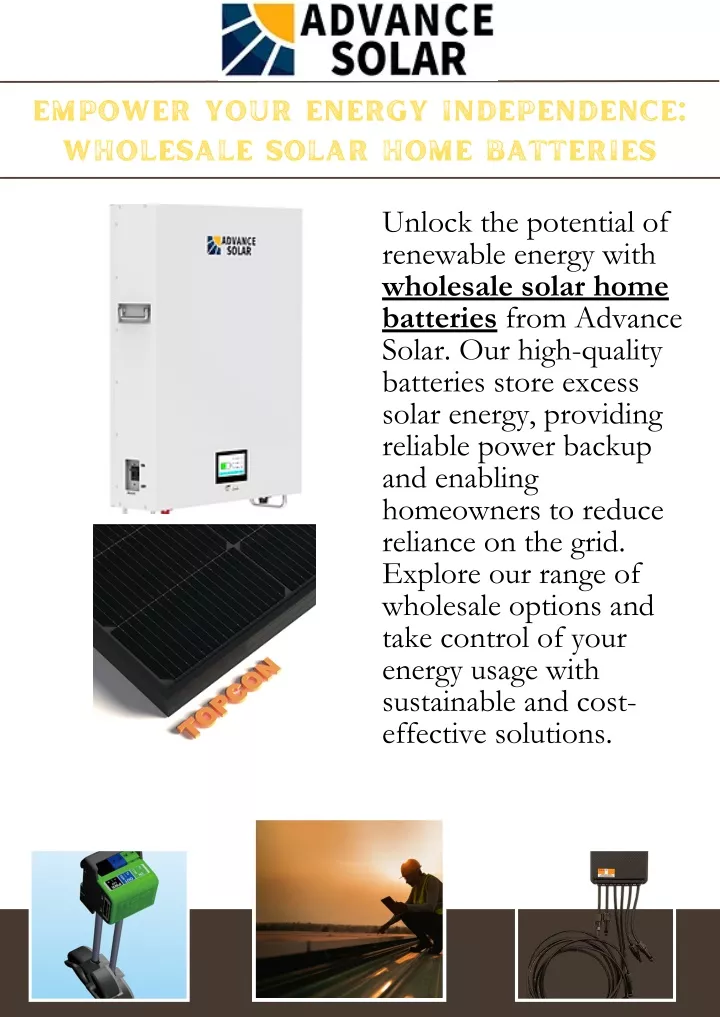 empower your energy independence wholesale solar