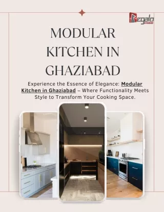 Modular Kitchen in Ghaziabad | Regalo Kitchens
