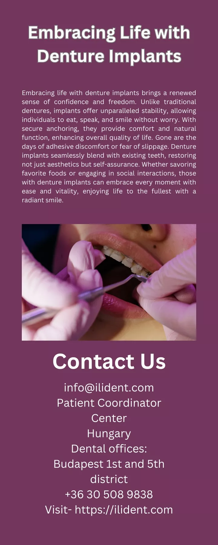 embracing life with denture implants denture