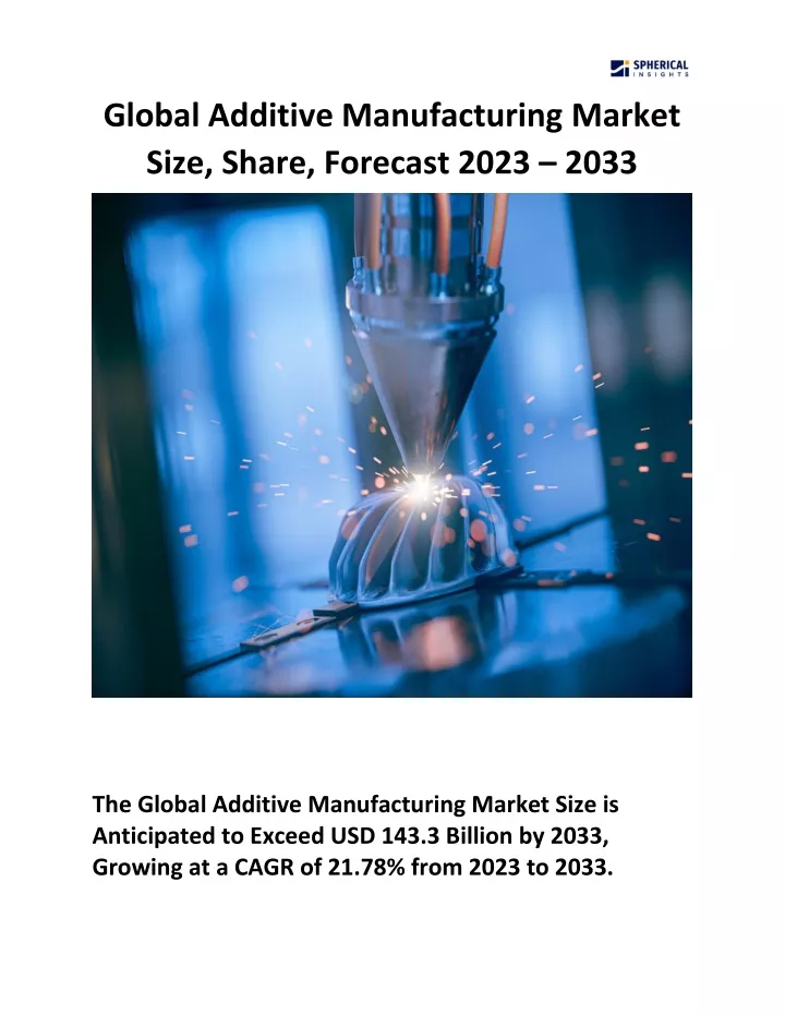 global additive manufacturing market size share