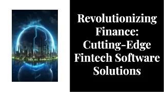 Fintech Software Solutions