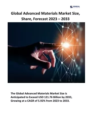 global advanced materials market size share
