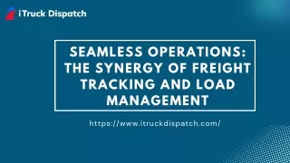 seamless operations the synergy of freight
