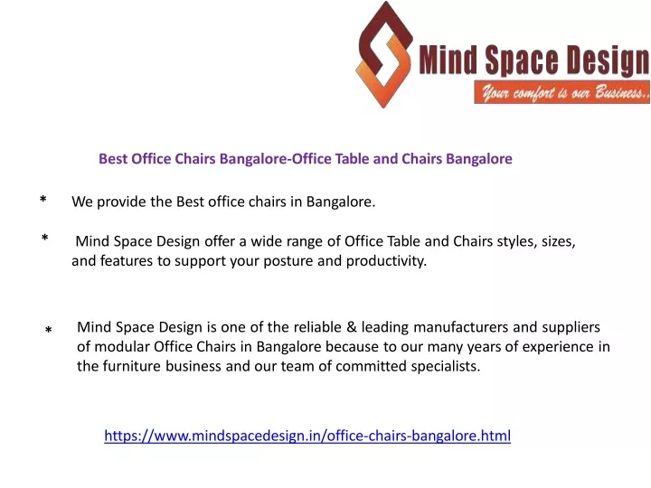 best office chairs bangalore office table