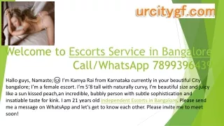 Escorts Service in Bangalore |Call Girls in Bangalore