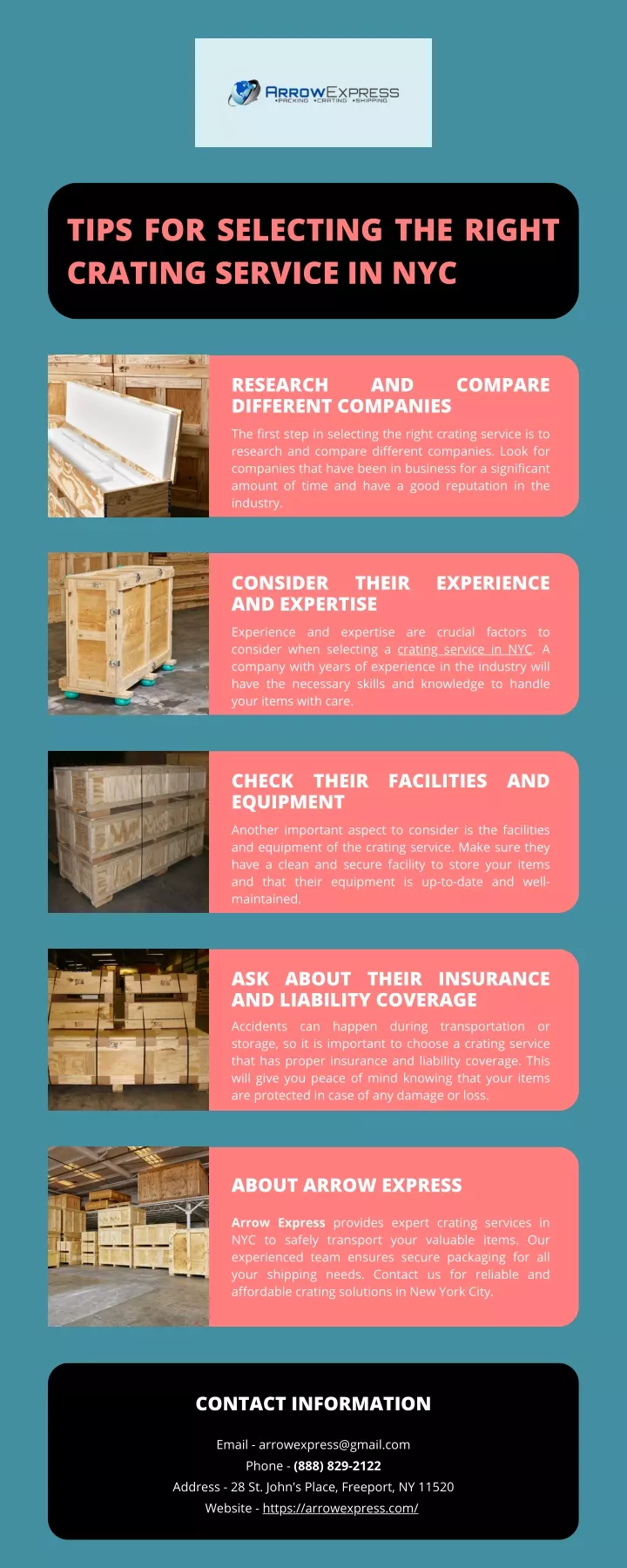 tips for selecting the right crating service