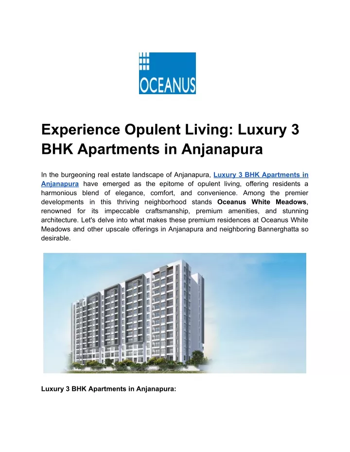 experience opulent living luxury 3 bhk apartments