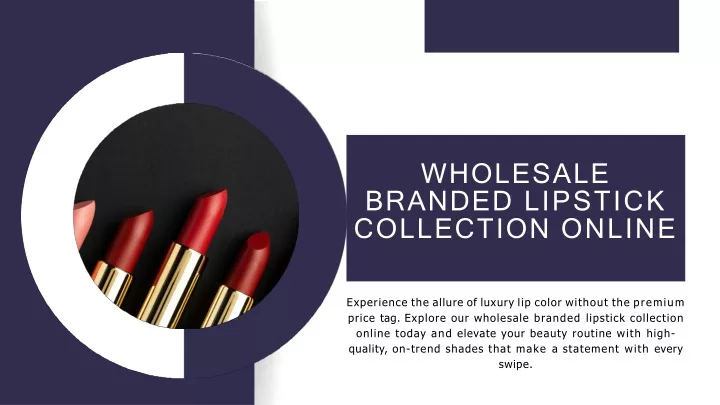 wholesale branded lipstick collection online