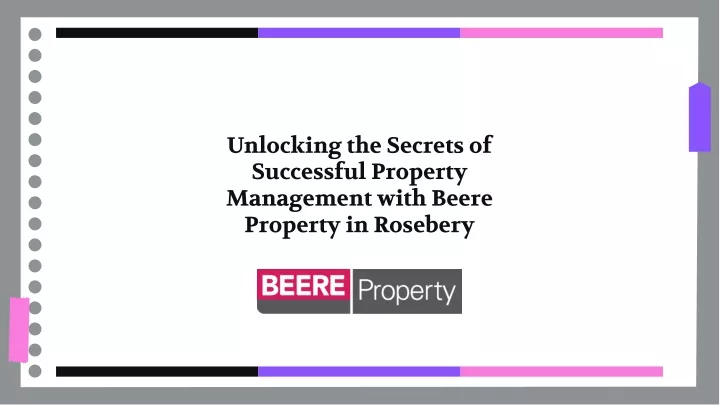 unlocking the secrets of successful property