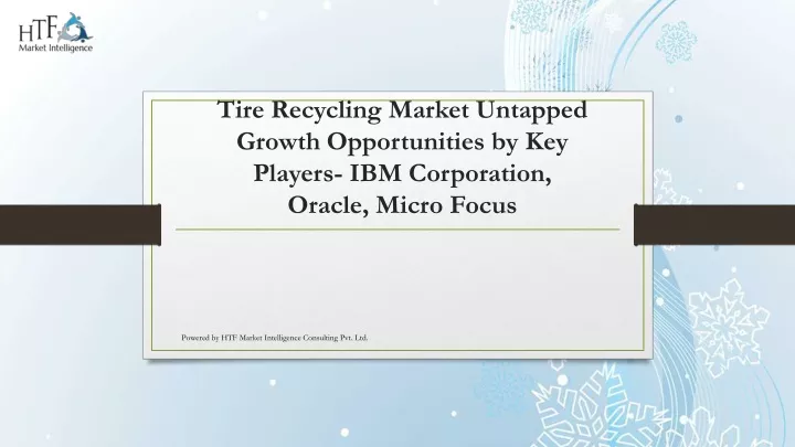 tire recycling market untapped growth