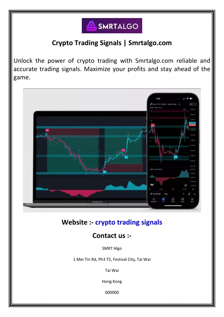 crypto trading signals smrtalgo com