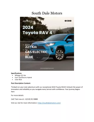 2024 Toyota RAV 4