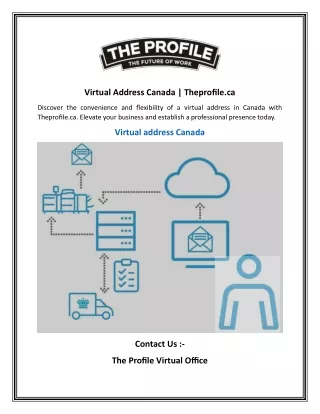 Virtual Address Canada    Theprofile.ca