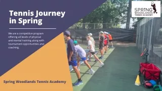 Start Your Tennis Journey in Spring and The Woodlands