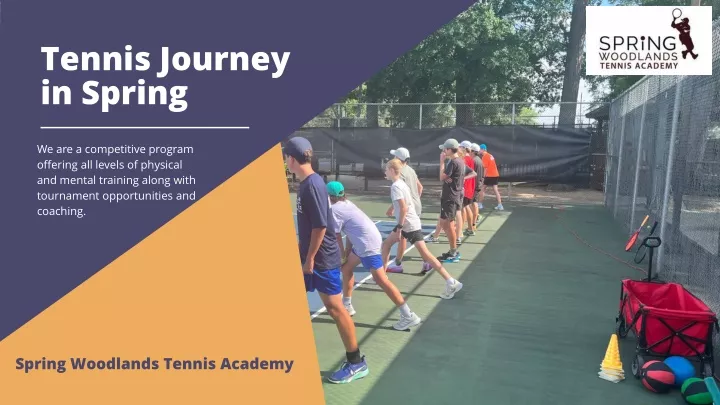 tennis journey in spring