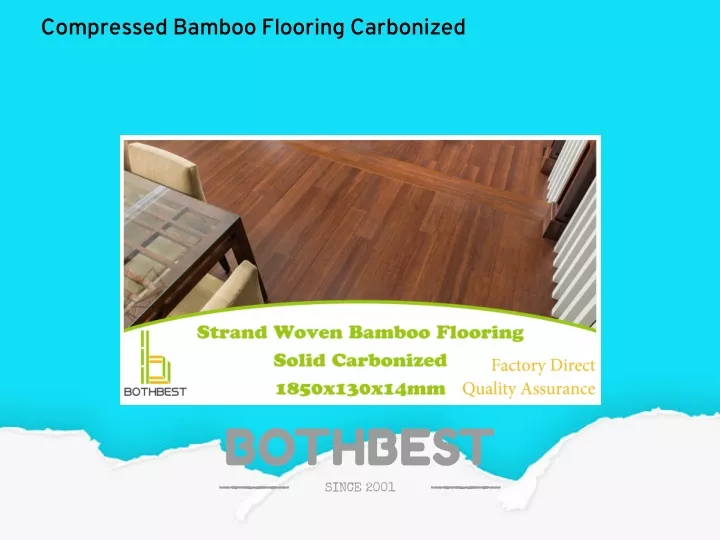 compressed bamboo flooring carbonized