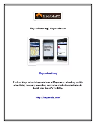 Mega advertising | Megamadz.com