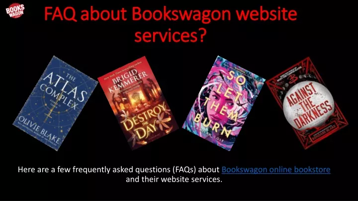 faq about bookswagon website services
