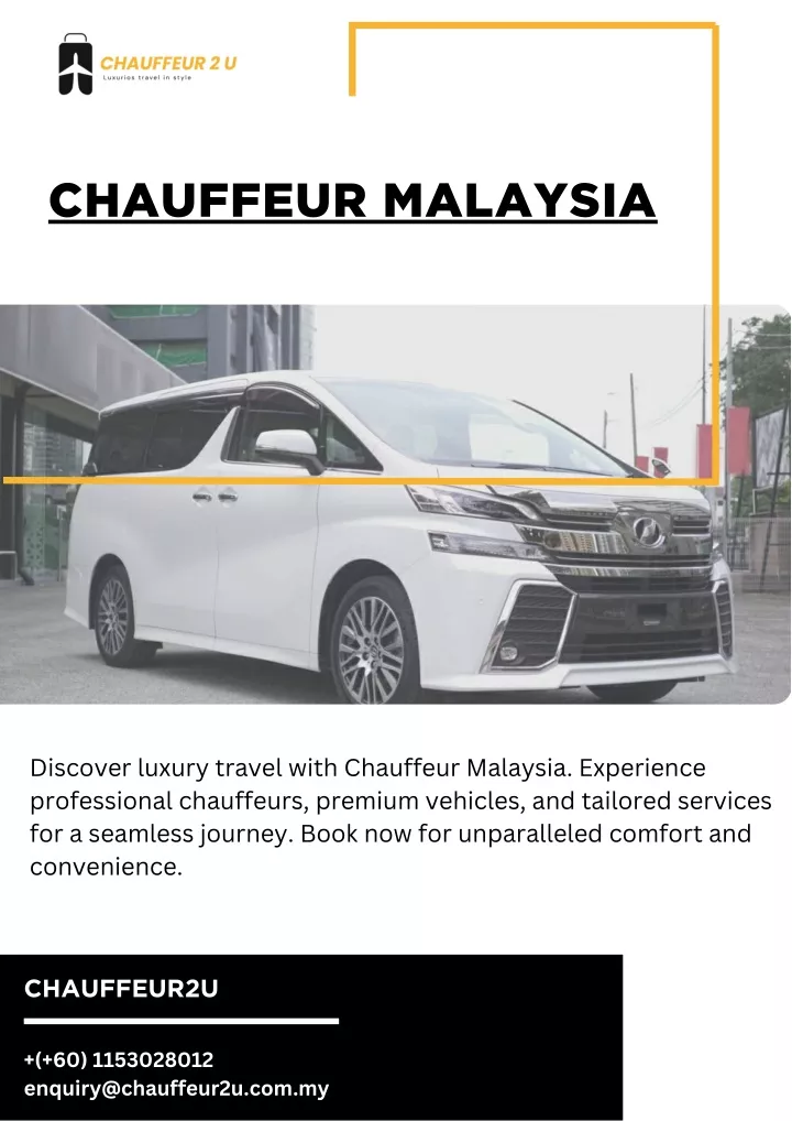 chauffeur malaysia