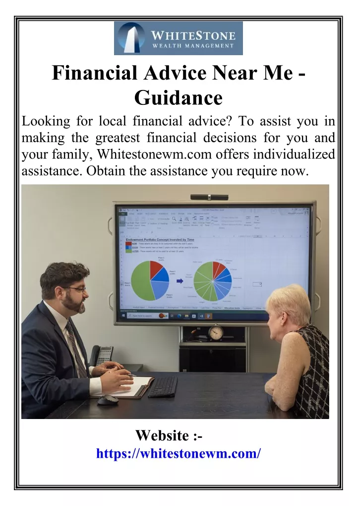 financial advice near me guidance looking