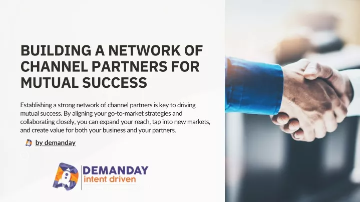 building a network of channel partners for mutual