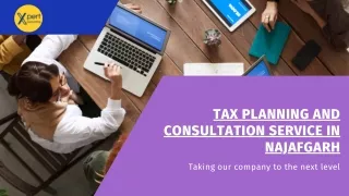Tax Planning and Consultation Service in Najafgarh