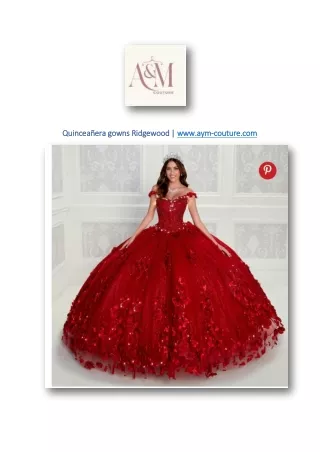 Quinceañera gowns Ridgewood | www.aym-couture.com