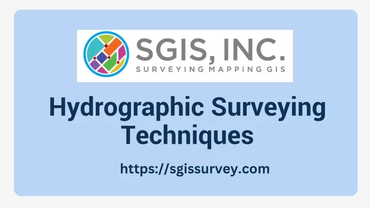 hydrographic surveying techniques