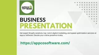 Appcosoftware -Shopify Experts | Digital Marketing |Speed Optimization