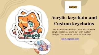 Acrylic keychain and Custom keychains